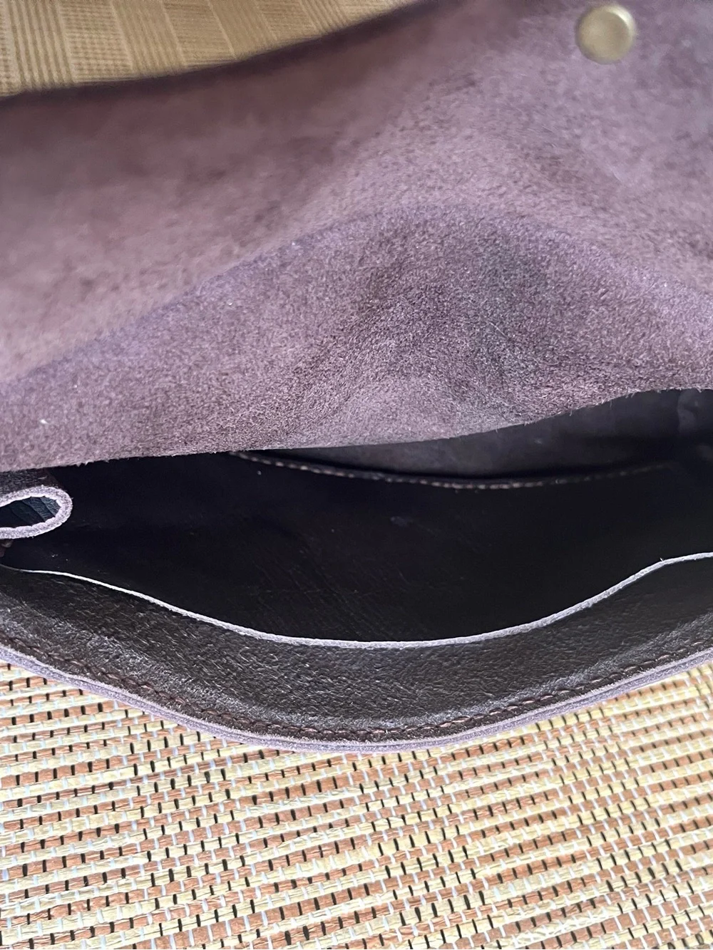 Everyday Pebbled Leather Crossbody Bag - Dark Brown Brand New - Picture 14 of 17